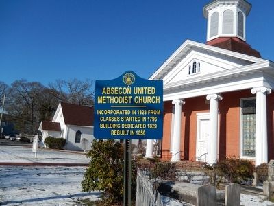 Absecon United Methodist Church Marker image. Click for full size.