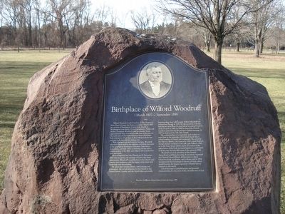 Birthplace of Wilford Woodruff Marker image. Click for full size.