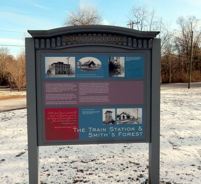 The Train Station & Smith’s Forest Marker image. Click for full size.