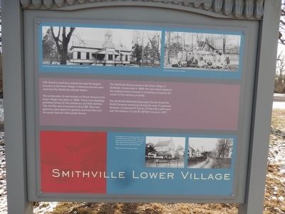 Smithville Lower Village Marker. Click for full size. Smithville Lower Village Marker image. Click for full size.