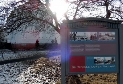 Smithville Lower Village Marker. Click for full size. Smithville Lower Village Marker image. Click for full size.