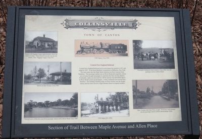 Collinsville, Town of Canton Marker. Click for full size. Collinsville, Town of Canton Marker image. Click for full size.