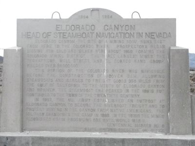 Eldorado Canyon Marker image. Click for full size.