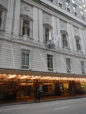 Palmer House Hotel Marker. Click for full size. Palmer House Hotel Marker image. Click for full size.
