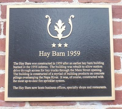 Hay Barn 1959 Marker image. Click for full size.