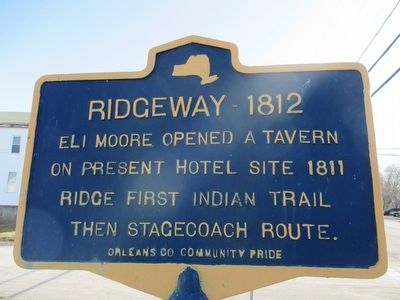 Ridgeway - 1812 Marker image. Click for full size.
