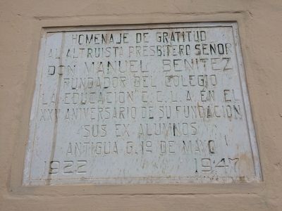 Manuel Ben�tez Marker image. Click for full size.