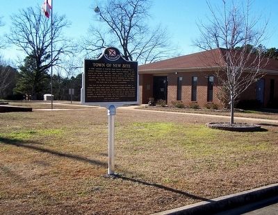 Town of New Site Marker. Click for full size. Town of New Site Marker image. Click for full size.