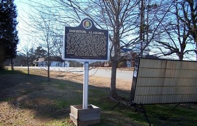 Daviston, Alabama Marker image. Click for full size.