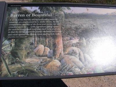 Barren or Bountiful Marker image. Click for full size.