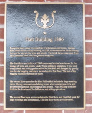 Hatt Building 1886 Marker image. Click for full size.