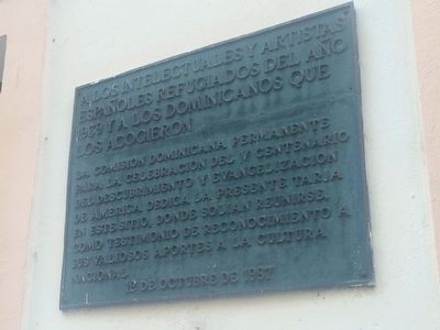 Spanish Refugees of 1939 Marker. Click for full size. Spanish Refugees of 1939 Marker image. Click for full size.