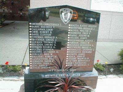 In Honor of Queens Policemen Marker. Click for full size. In Honor of Queens Policemen Marker image. Click for full size.