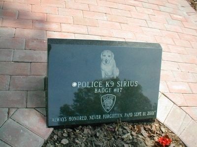 Police K9 Sirus-Badge #17. Click for full size. Police K9 Sirus-Badge #17 image. Click for full size.