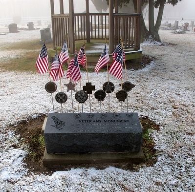 Pleasant Township Veterans Memorial Marker image. Click for full size.