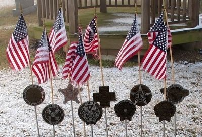 Pleasant Township Veterans Memorial Marker image. Click for full size.