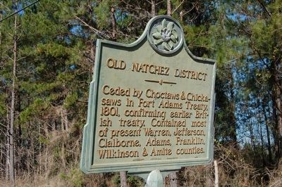 Old Natchez District Marker. Click for full size. Old Natchez District Marker image. Click for full size.