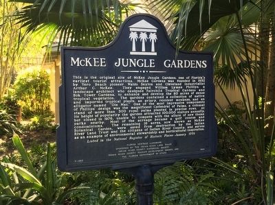 McKee Jungle Gardens Marker image. Click for full size.