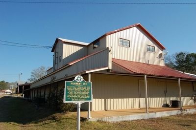 Herbert Lee Marker and Cotton Gin image. Click for full size.