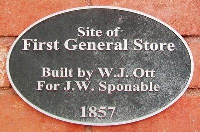 Site of First General Store Marker image. Click for full size.