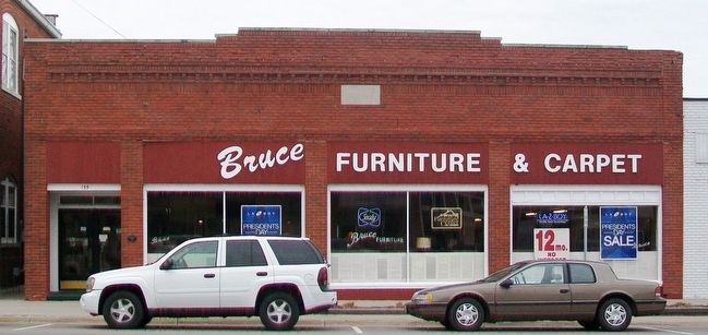 Site of the first Furniture Store and Undertaker Marker image. Click for full size.