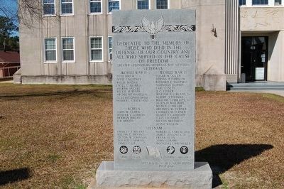 Greater Greensburg Veteran's War Memorial image. Click for full size.