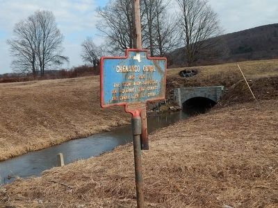 Chenango Canal Marker image. Click for full size.