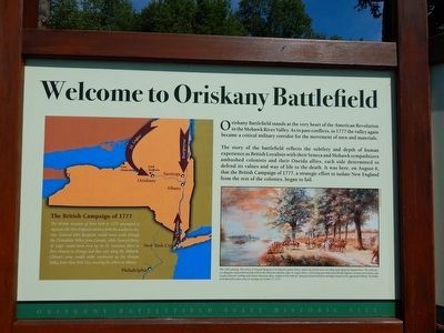 Site of The Battle of Oriskany Marker image. Click for full size.