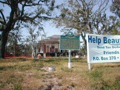 Beauvoir after Hurricane Katrina. Click for full size. Beauvoir after Hurricane Katrina image. Click for full size.