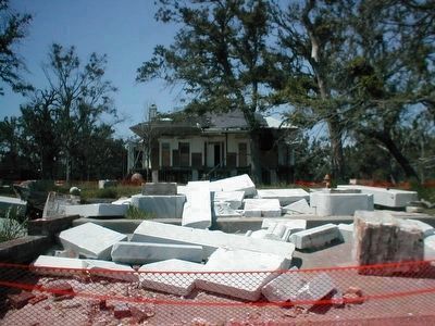 Beauvoir after Hurricane Katrina image. Click for full size.
