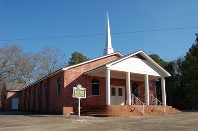 Liberty Missionary Baptist Church and Marker image. Click for full size.