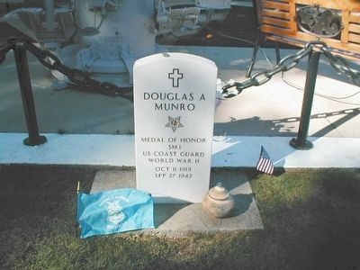 Douglas Albert Munro, World War II Medal of Honor Recipient image. Click for full size.