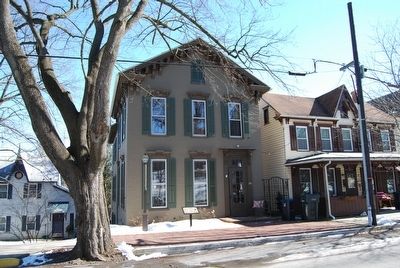 The Byers-Eckels House Marker image. Click for full size.