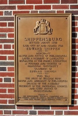Shippensburg Marker. Click for full size. Shippensburg Marker image. Click for full size.