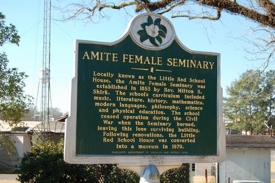 Amite Female Seminary Marker image. Click for full size.