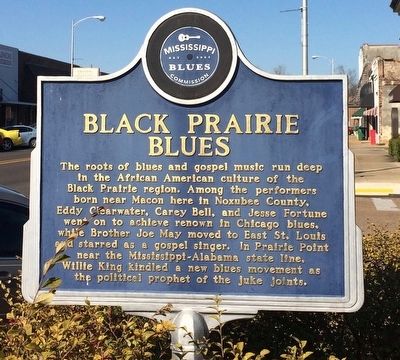 Black Praire Blues Marker (Front) image. Click for full size.