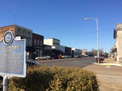 View looking north on Jefferson Street at Green Street. image. Click for full size.
