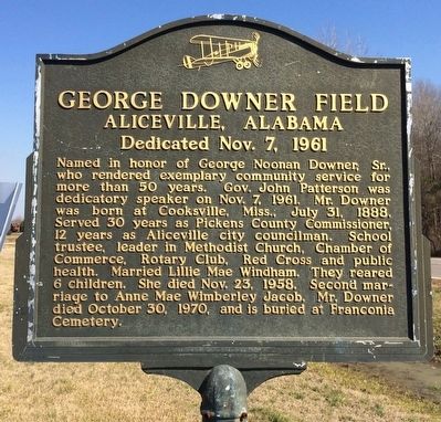 George Downer Field Marker image. Click for full size.