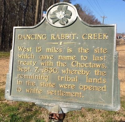 Dancing Rabbit Creek Marker image. Click for full size.
