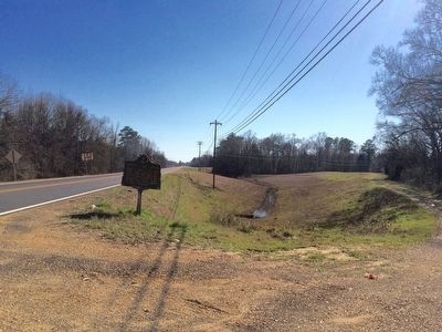 Looking south on Mississippi Route 145. image. Click for full size.