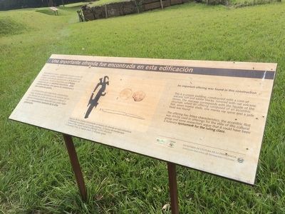 Structure 7 at San Andrs Archaeological Site Marker image. Click for full size.