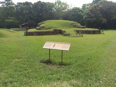Structure 7 at San Andr�s Archaeological Site Marker image. Click for full size.