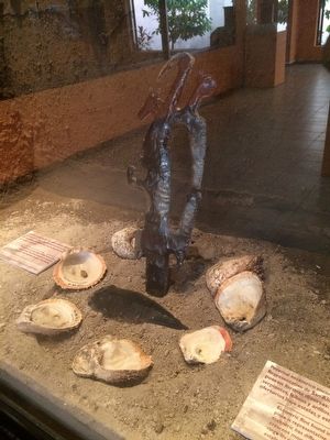 Eccentric flint found at Structure 7 image. Click for full size.