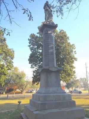 Sumter County Confederate Monument (rear view) image. Click for full size.