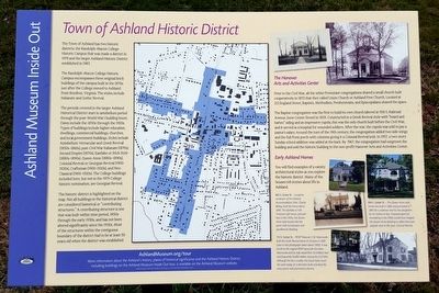Town Of Ashland Historic District Marker. Click for full size. Town Of Ashland Historic District Marker image. Click for full size.