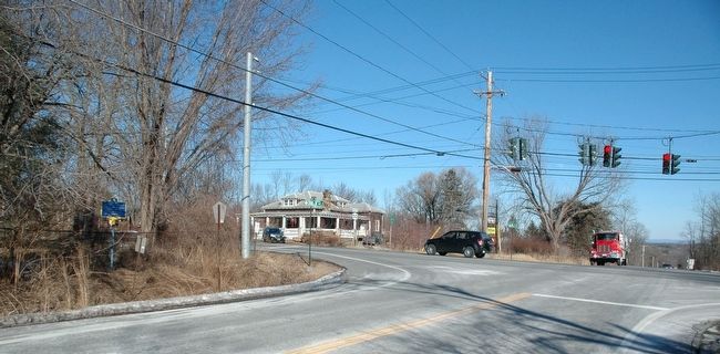 Ballston Site Of Marker at Charlton Road & Rt 50 image. Click for full size.