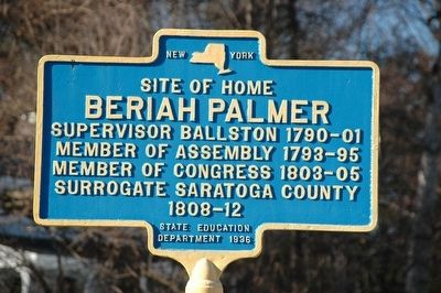 Beriah Palmer Marker image. Click for full size.