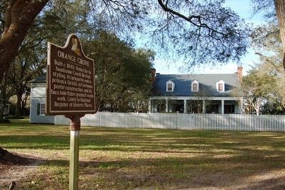 Orange Grove Plantation & Marker. Click for full size. Orange Grove Plantation & Marker image. Click for full size.