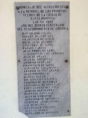 An additional marker along the corridor of the Palacio Consistorial image. Click for full size.