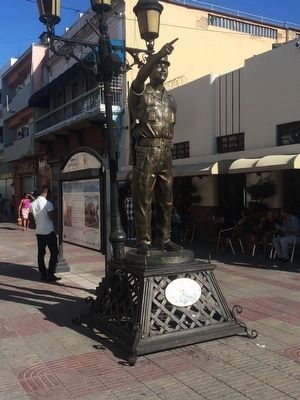President Coronel Francisco Alberto Caama�o Marker image. Click for full size.